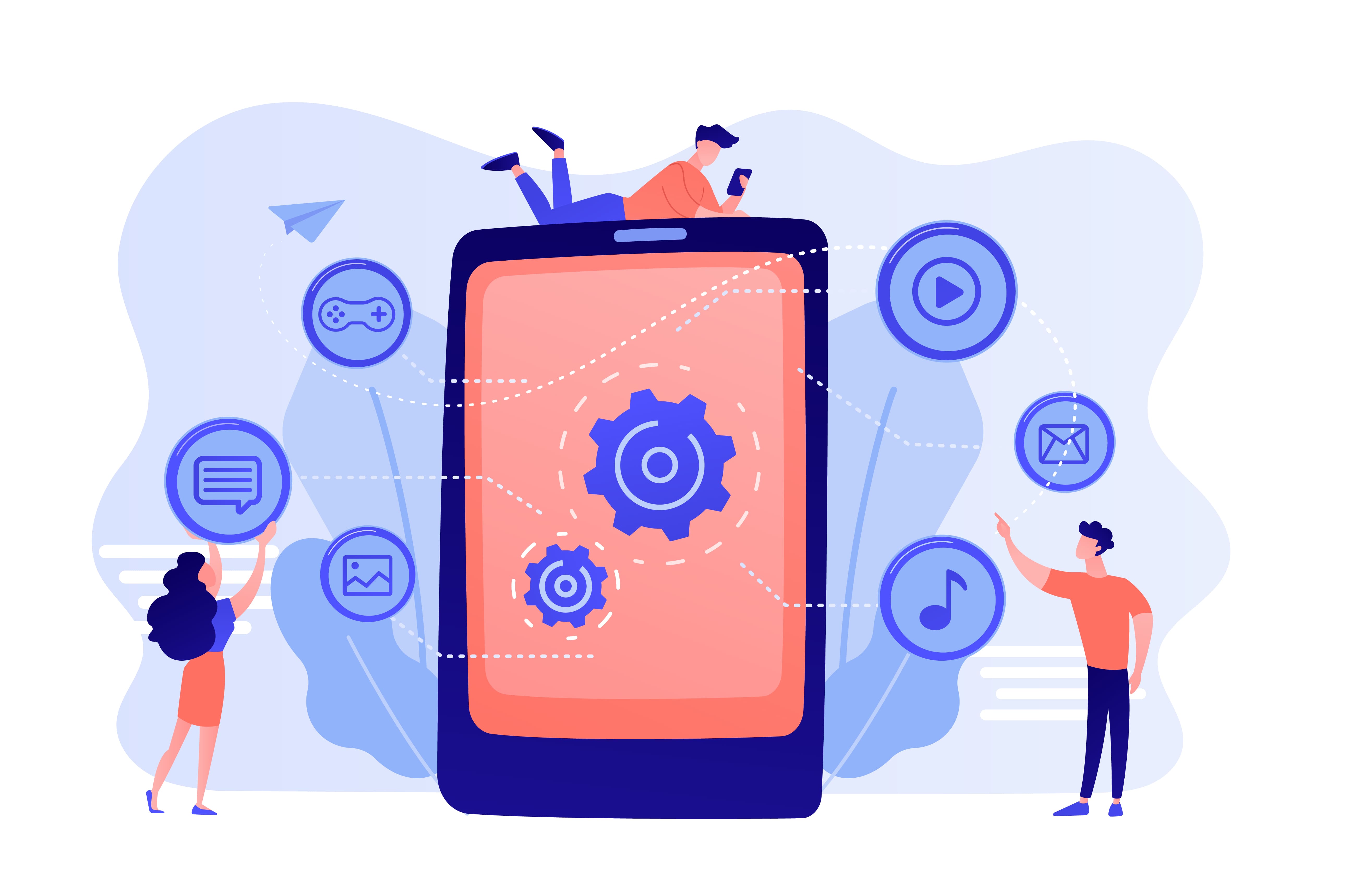 Mobile app development for scalable applications